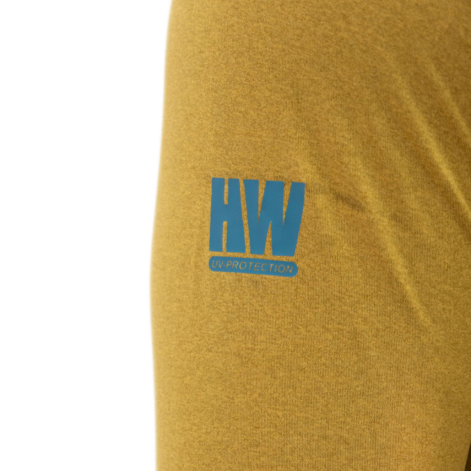 Polera Dry Fit Hw Spx Manga Larga Hombre Mustard image number 4.0