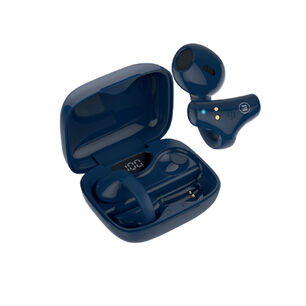 Aud&iacute;fonos Bluetooth Maxell Ear Cuff Clip On Open-ear Tws Azul