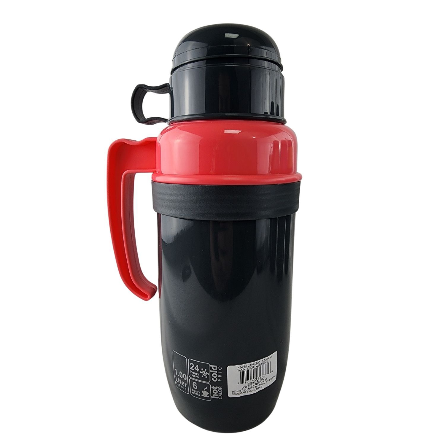 Termo New Mega 1l Para Liquidos Calientes Frios Rosado image number 2.0