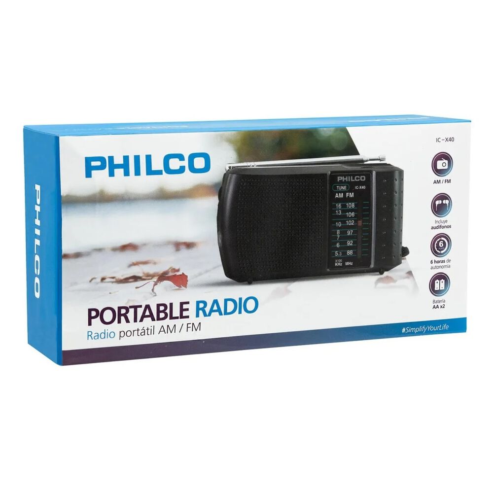 Radio Portatil Philco Icx-40 C/audifono image number 3.0