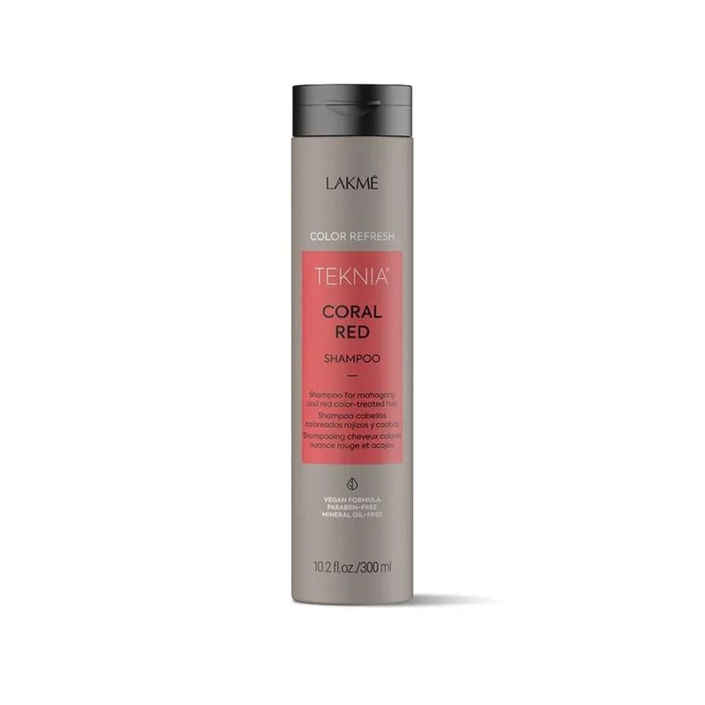 Shampoo Para Cabello Te&ntilde;ido Lakme Teknia Rojo Caoba 300ml image number 0.0
