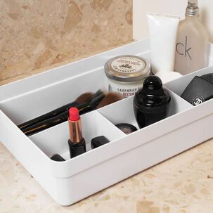 Organizador De Cajón Logic 4 Secciones Gris Organizador De Cajón Logic 4 Secciones Gris