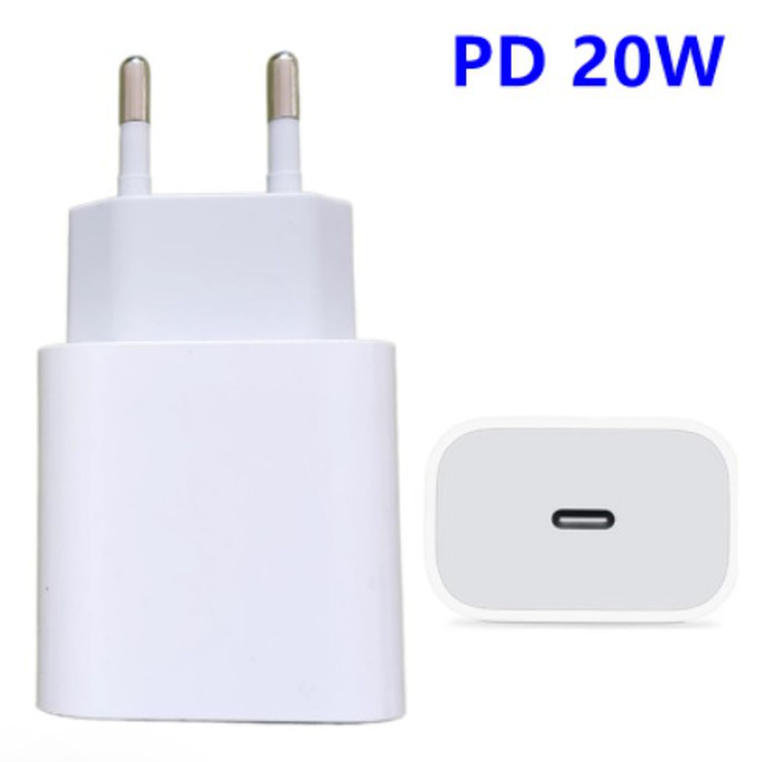 Cargador De Pared Para Celular Tipo C 20w Carga Rapida Para Iphone Android Samsung Sin Cable image number 2.0