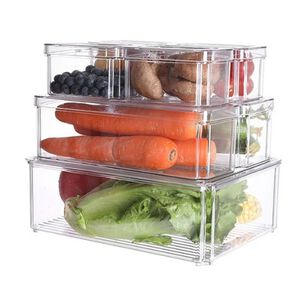 Set 7 Contenedores Refrigerador Cocina Despensa Con Tapa