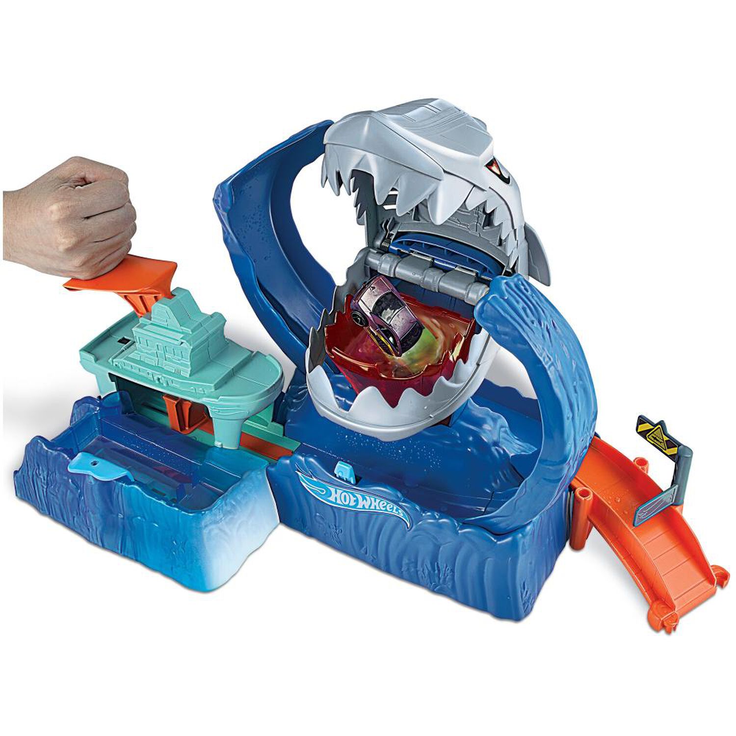 Figura De Accion Hotwheels City Robo Tibur&oacute;n image number 1.0