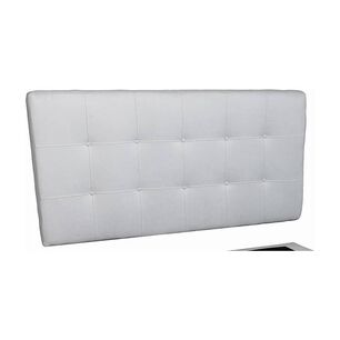 Respaldo King Lino Gris Claro