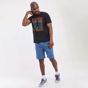 Polera Deportiva Estampada Slim Manga Corta Cuello Redondo Hombre Wetland