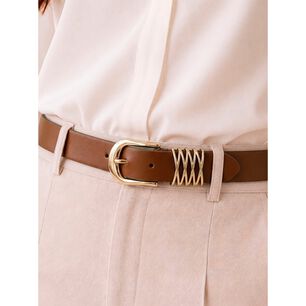 Cintur&oacute;n Mujer Duma Caf&eacute; Carven