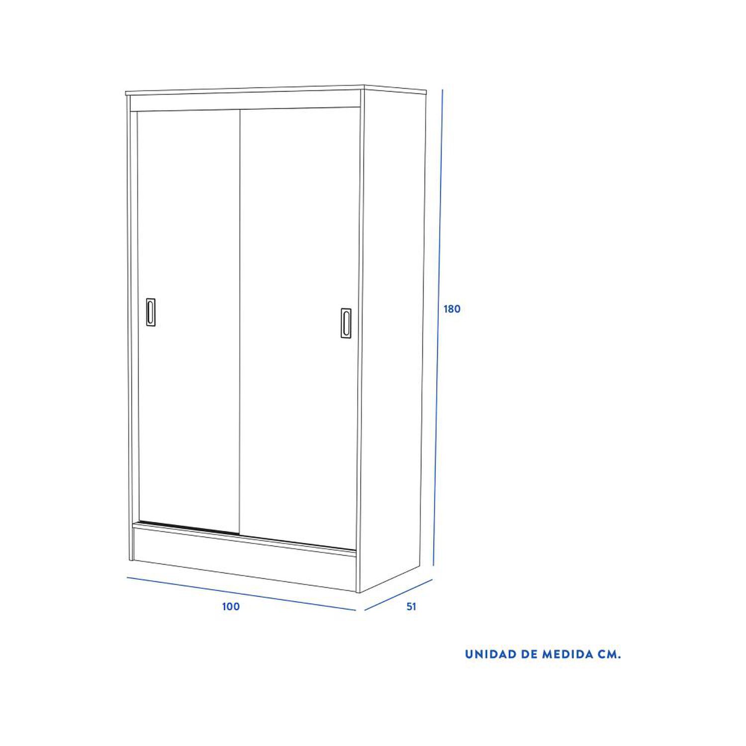 Cl&oacute;set Cic Caburgua / 2 Puertas image number 1.0