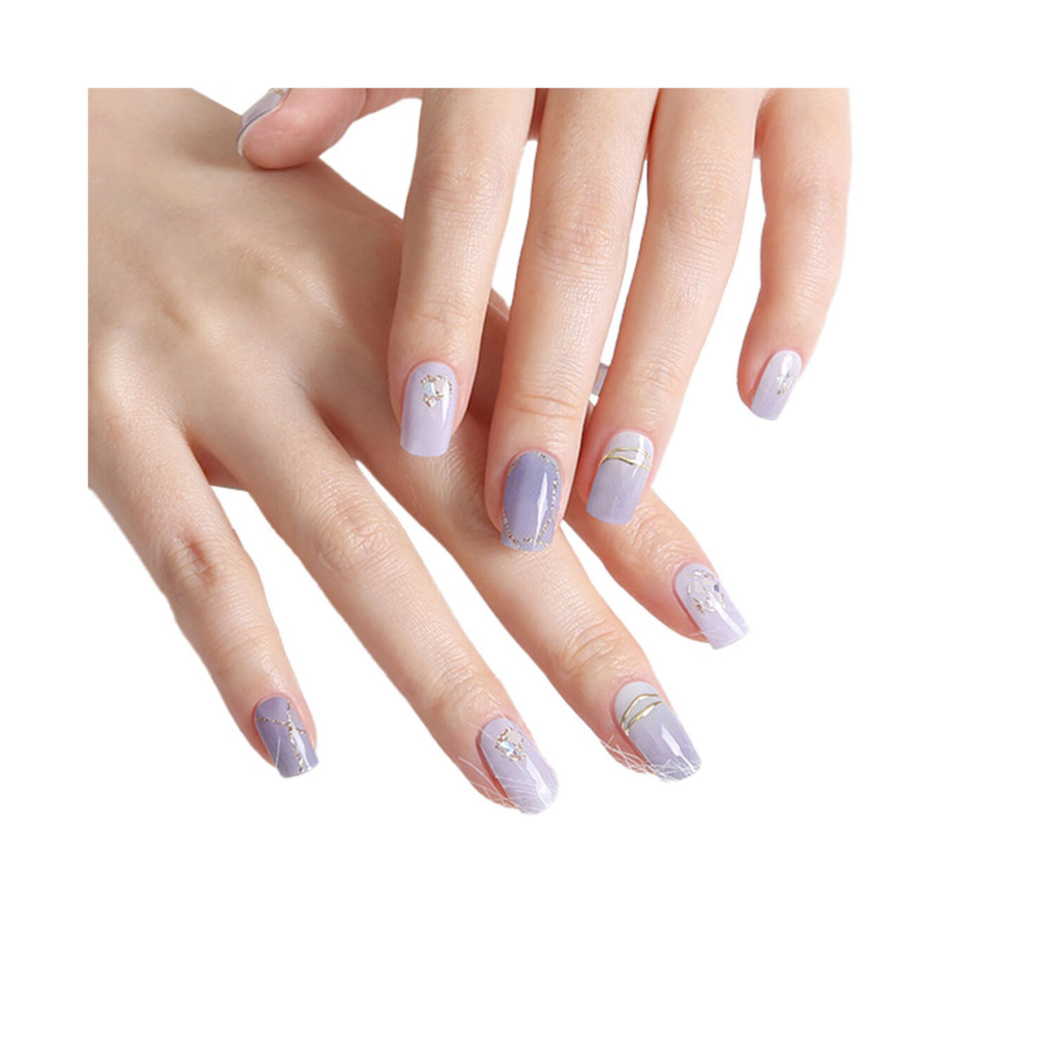 U&ntilde;as Sticker Efecto Gel Tiolla Violet Mood image number 0.0