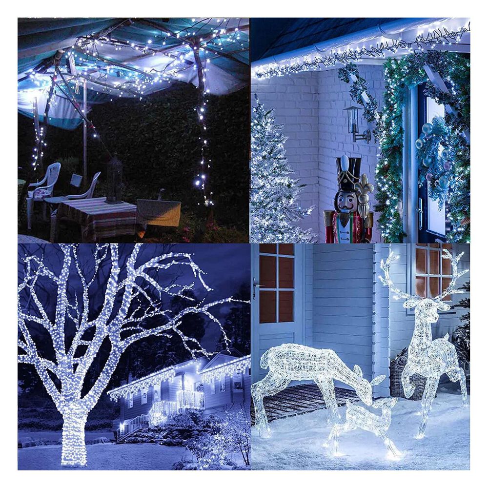 Guirnalda 100 Luces Usb 5 Metros Led Navidad Luz Blanca image number 1.0