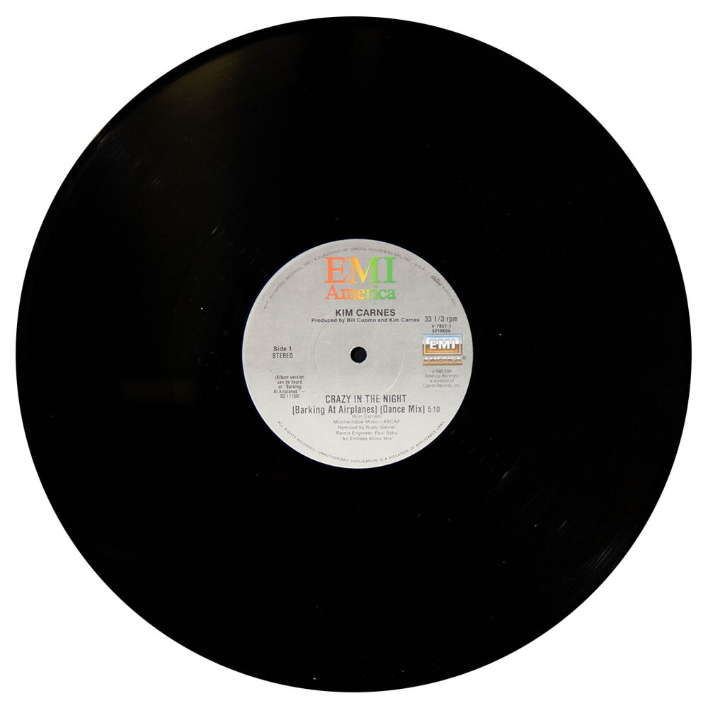Kim Carnes - Crazy In The Night | 12" Maxi Single Usado image number 2.0