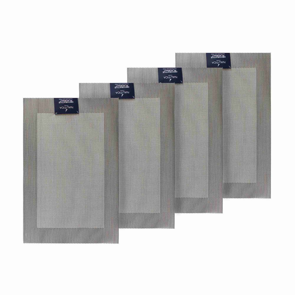 Pack 4 Individuales De Mesa Nautica Home 45x30cm Plateado image number 3.0