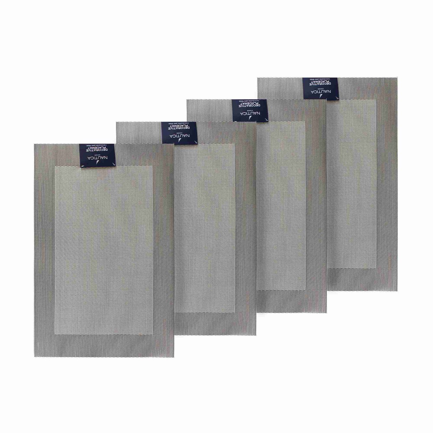 Pack 4 Individuales De Mesa Nautica Home 45x30cm Plateado image number 3.0