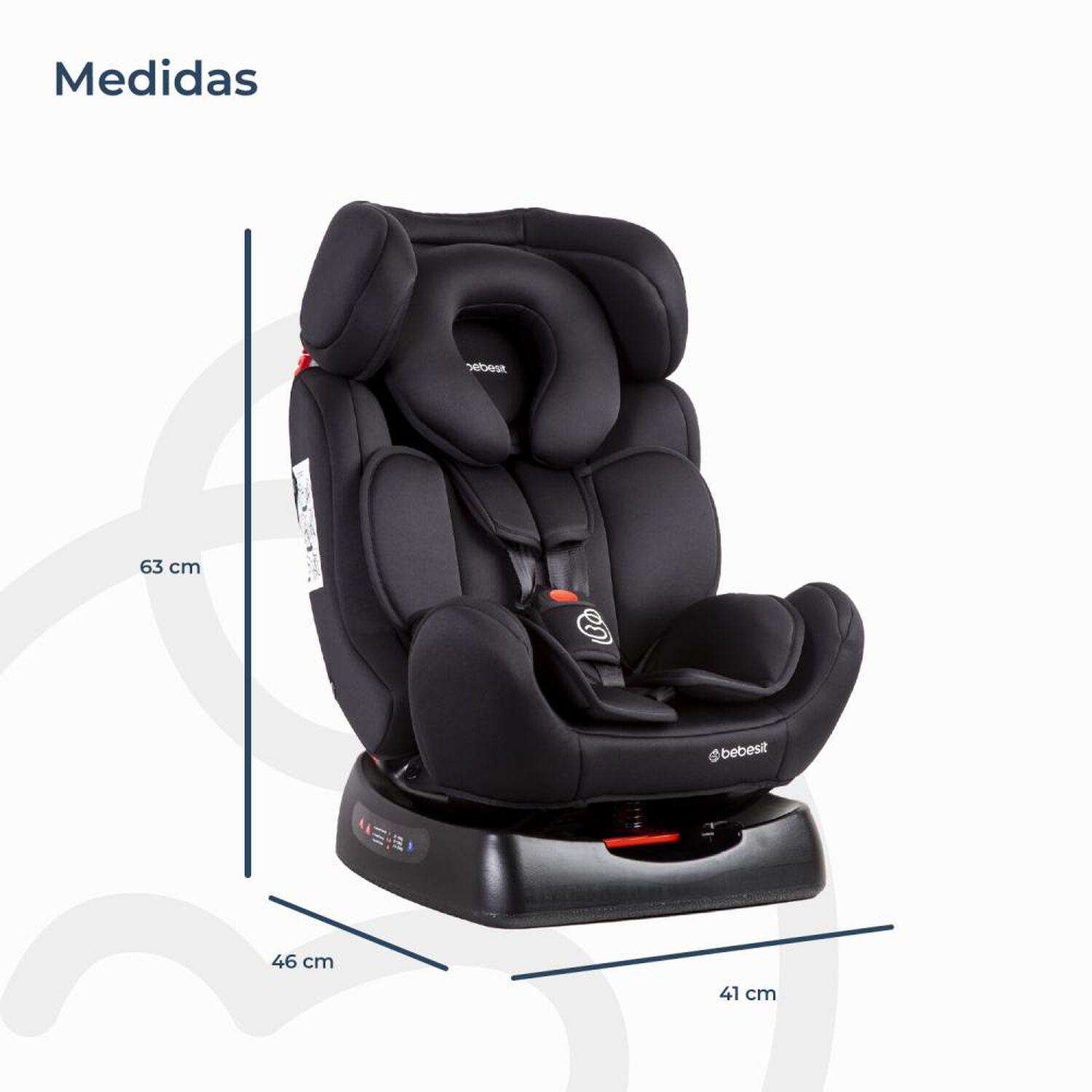 Silla De Auto Bebesit Convertible Orbit Lx Negro image number 8.0