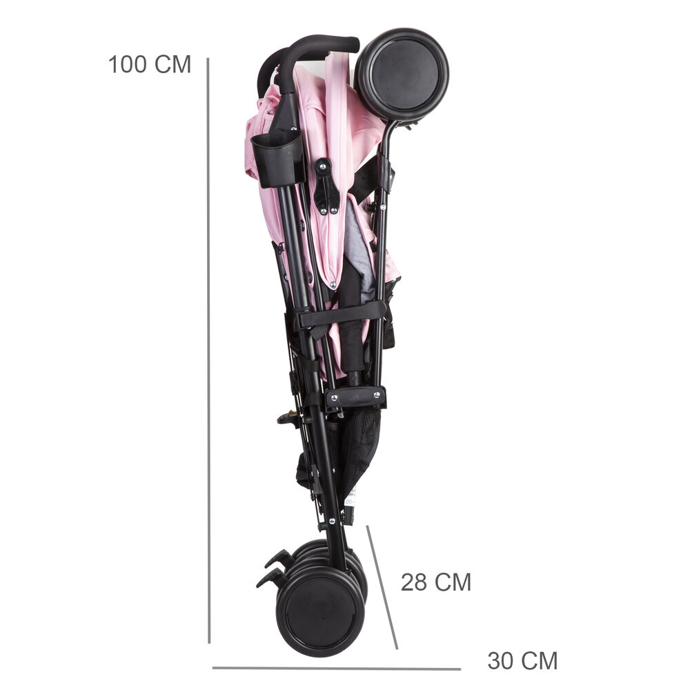 Coche Paragua Khronos Rosado Bebesit image number 4.0