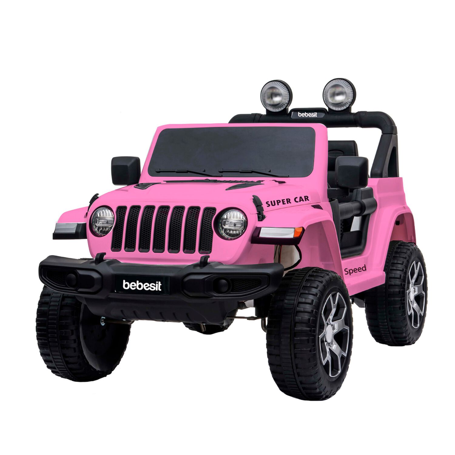 Camioneta El&eacute;ctrica Renegade Rosa Bebesit image number 0.0