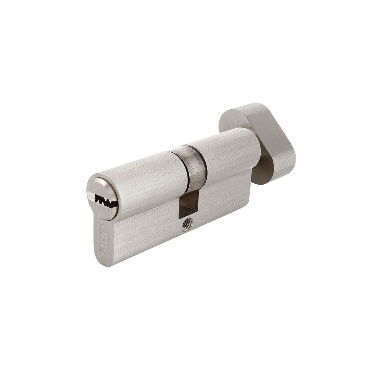 Cilindro Odis Llave-seguro Punto 70mm (35-35) 6 Combinaciones Plata image number 0.0