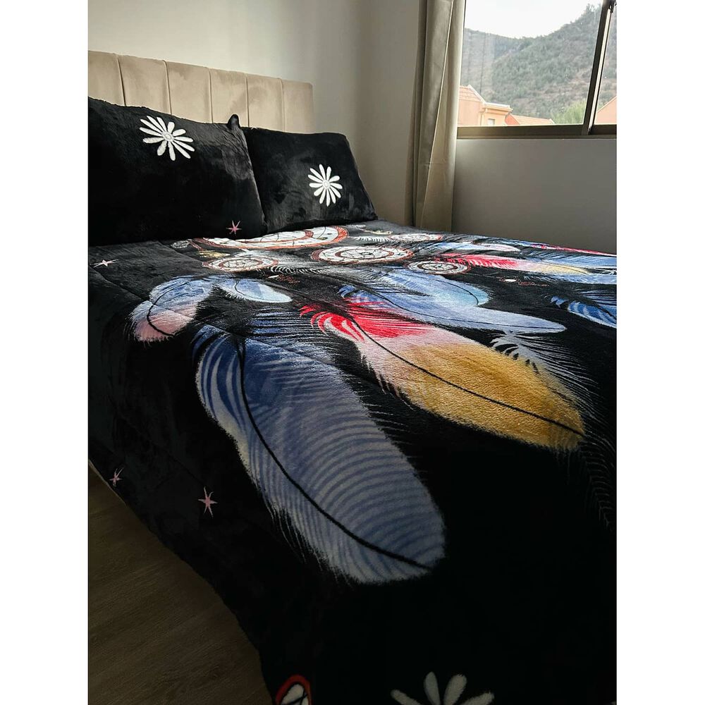 Cubrecama Polar Con Chiporro 2 Plazas - Atrapa Sue&ntilde;os image number 1.0