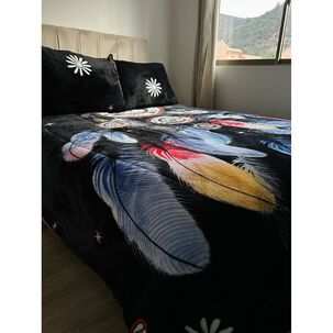 Cubrecama Polar Con Chiporro 2 Plazas - Atrapa Sue&ntilde;os