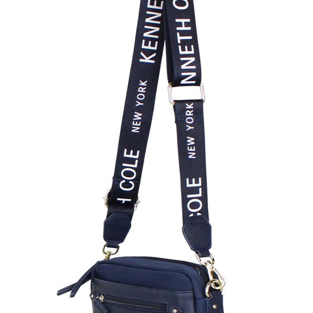 Bandolera Y Riñonera Promise Azul Kenneth Cole image number 5.0
