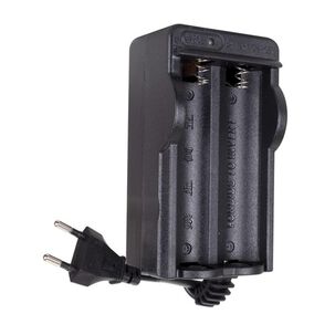 Cargador Para 2 Baterias De Litio Negro