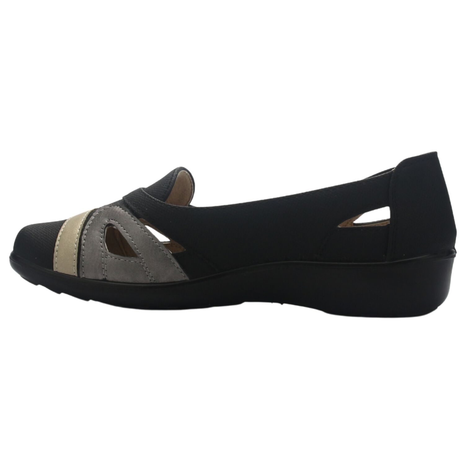 Zapato Mujer Casual Negro Dorado Chalada Deco-12 image number 1.0