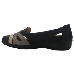 Zapato Mujer Casual Negro Dorado Chalada Deco-12