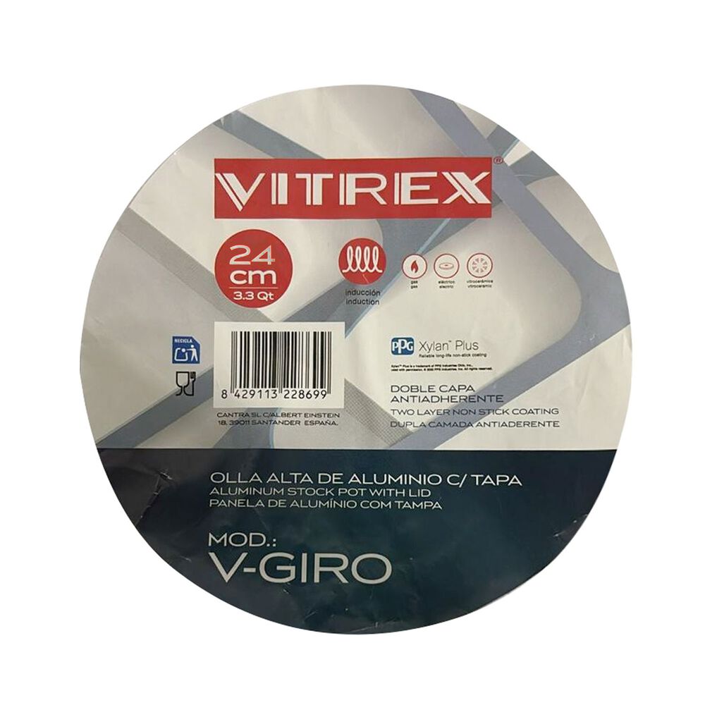 Olla De Aluminio Vitrex Giro 24cm image number 4.0