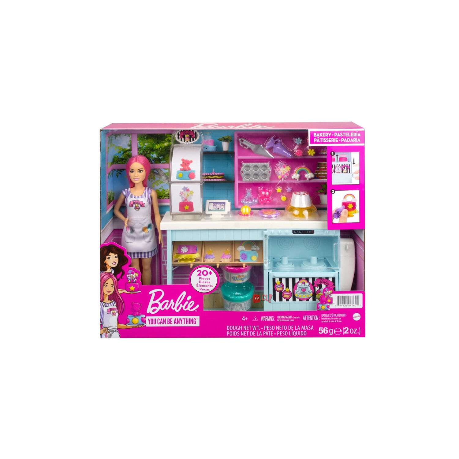 Barbie Careers Set De Reposter&iacute;a Para Decorar Mattel - Ps image number 3.0