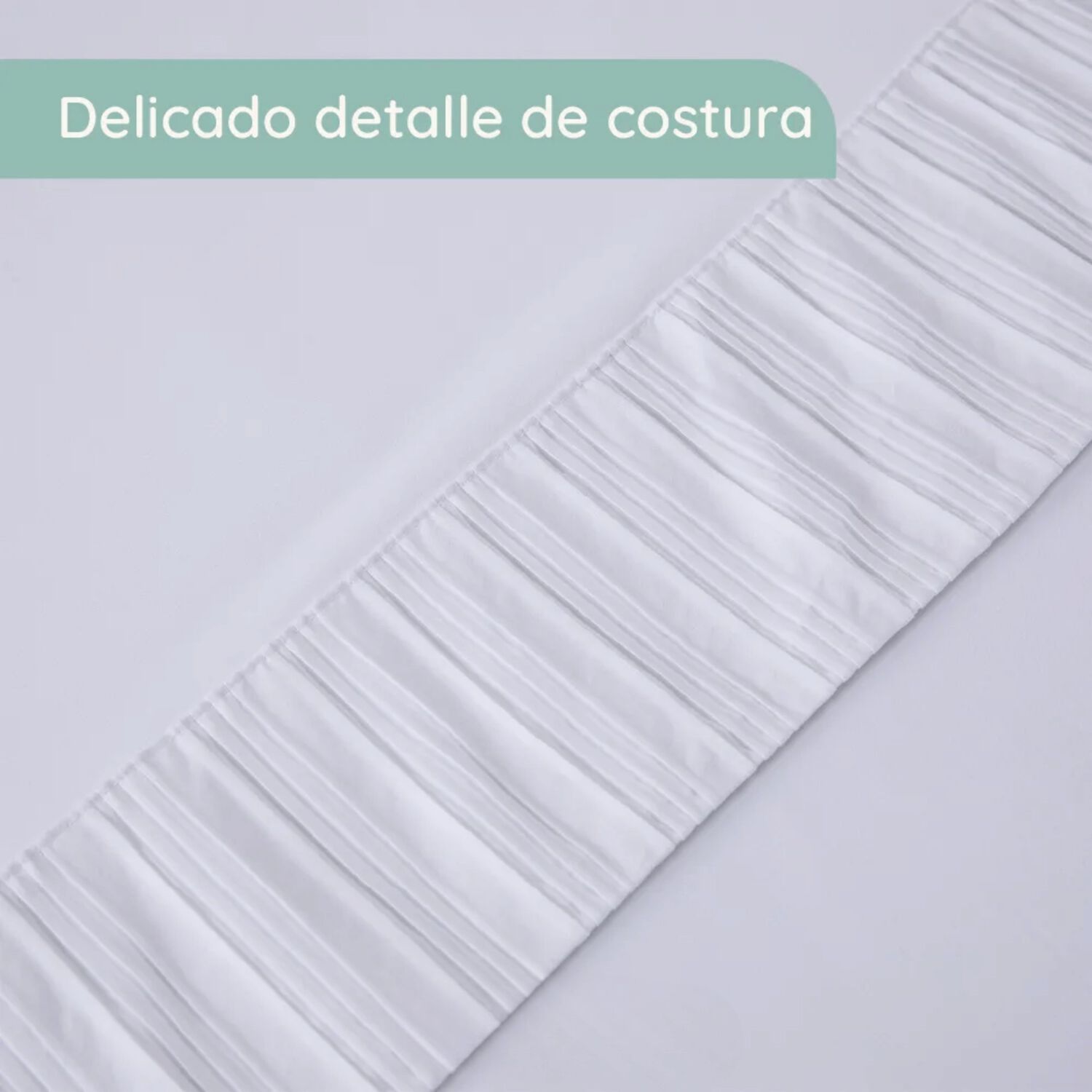 Sabanas Colch&oacute;n Super King Microfibra 300 Hilos Blanco image number 2.0
