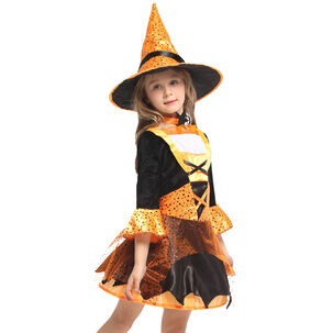 Disfraz Infantil Cosplay Bruja Calabaza