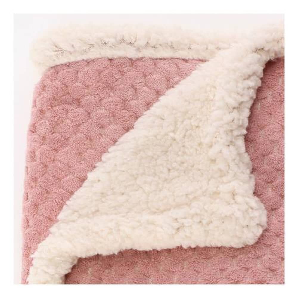 Frazada Andes Chiporro Panal Rosado 2 Plaza image number 3.0