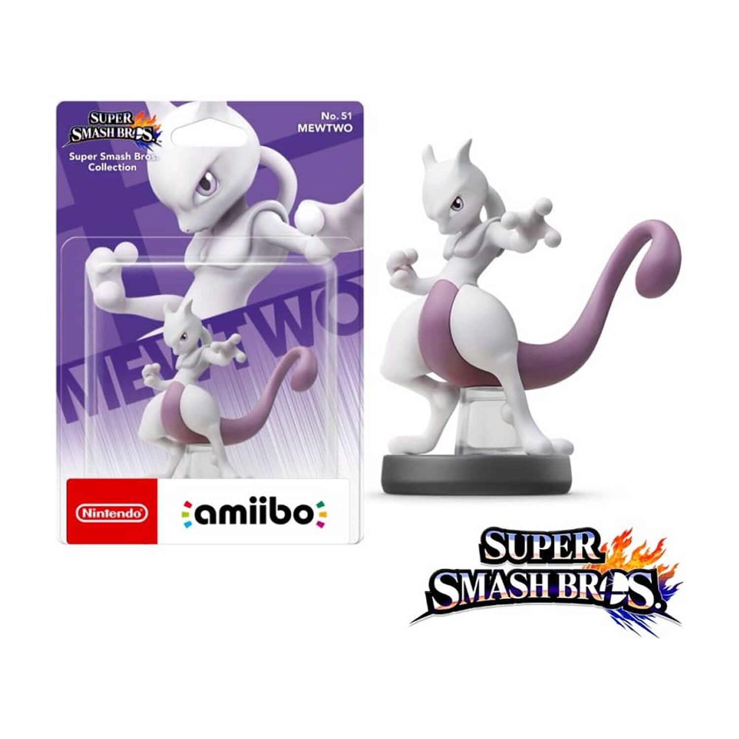 Amiibo Mewtwo Super Smash Bros Nintendo image number 0.0