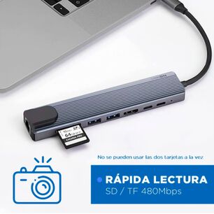 Adaptador Usb Tipo C 8 En 1