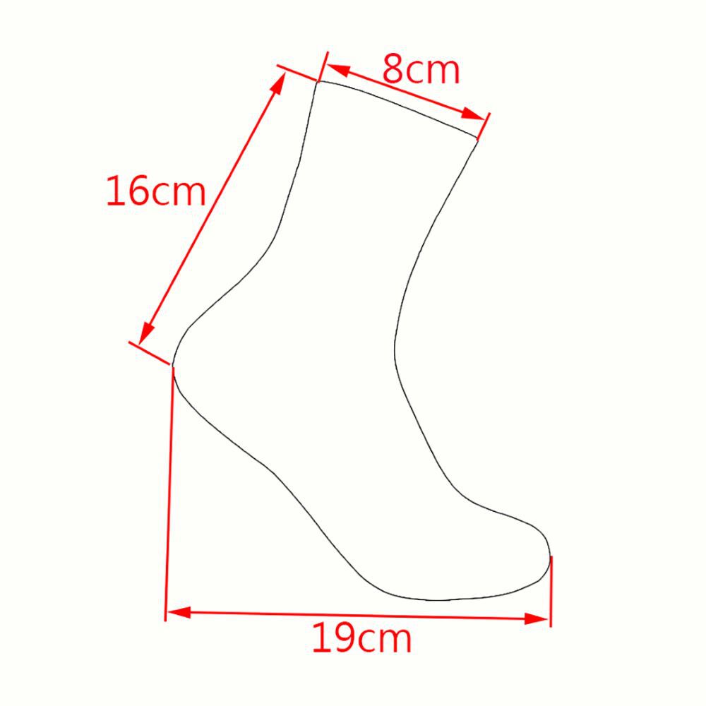 Calcetines Spandex Deportivos Mp007 Negro Blanco Rojo image number 2.0