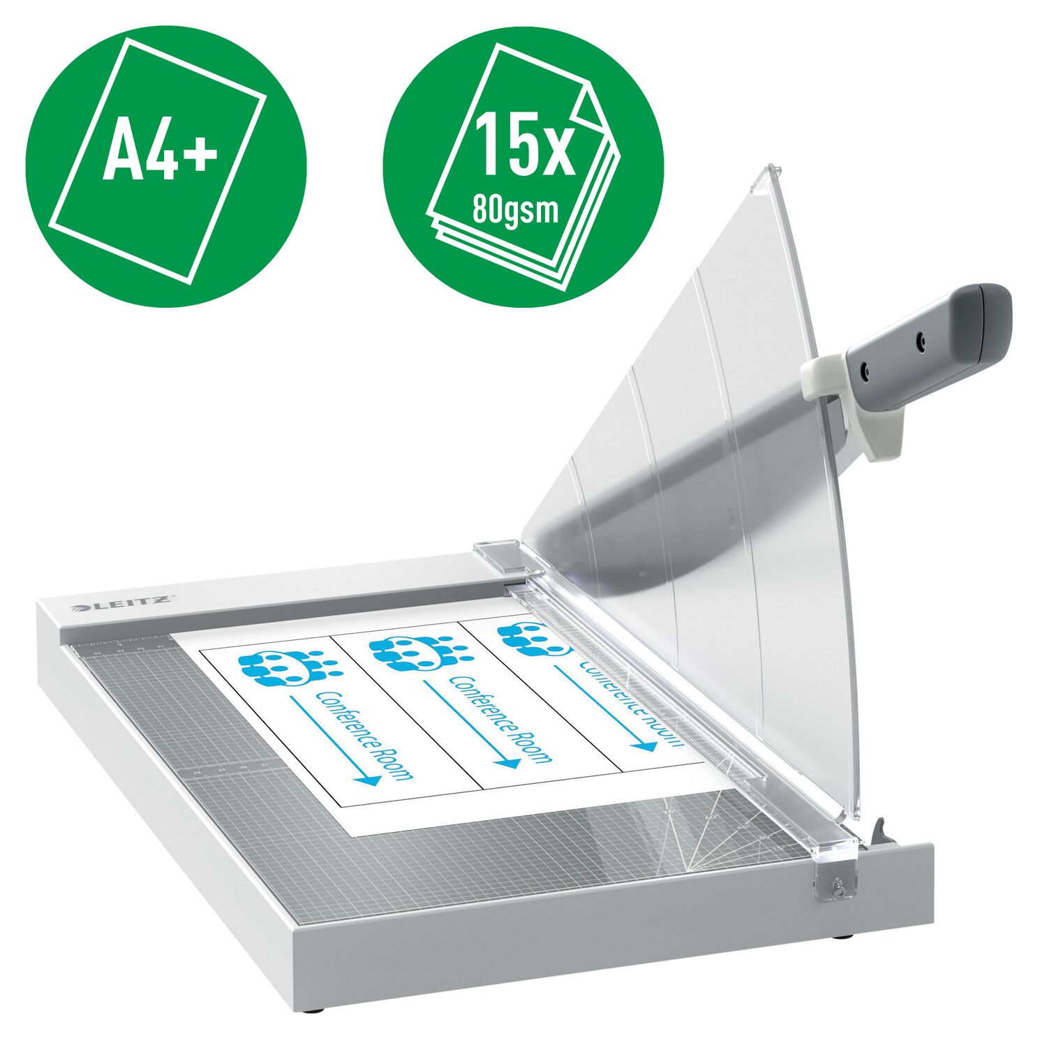 Guillotina De Palanca 1515g Home Office A4 Con Longitud De Corte 38 X 30 Cm Para 15 Hojas - Leitz image number 2.0
