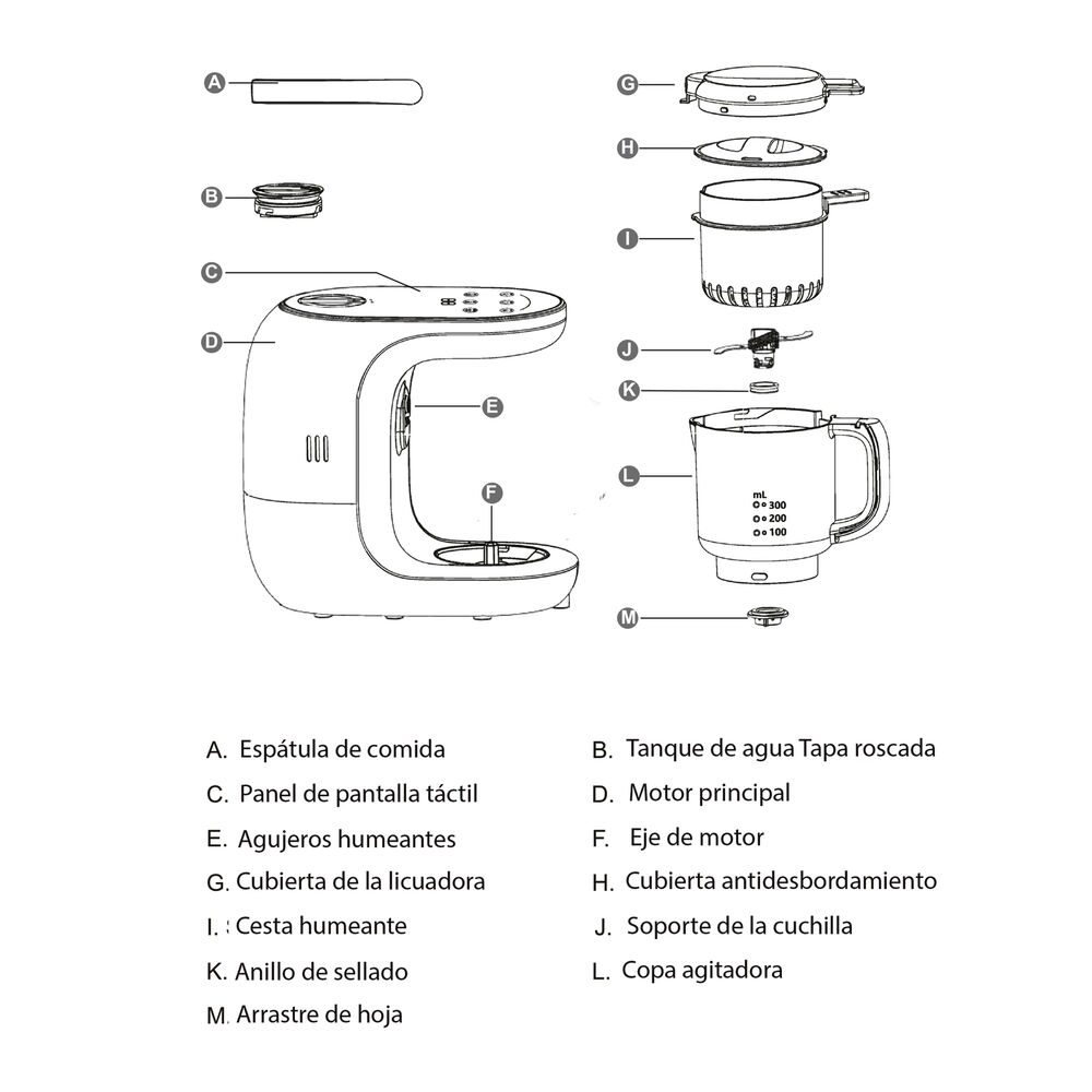 Procesador De Alimentos Winser Cook Bebesit image number 8.0