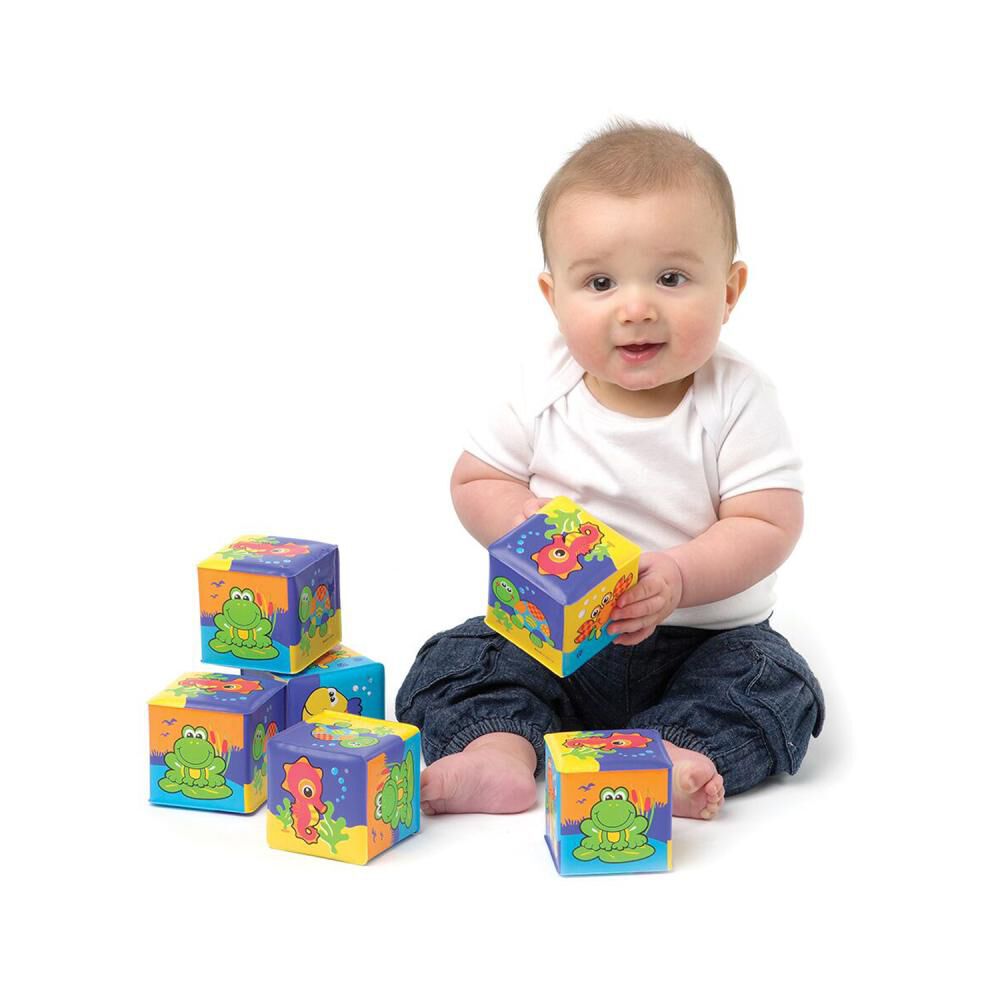 Cubos Baño Estimulacion Y Desarrollo Playgro image number 1.0