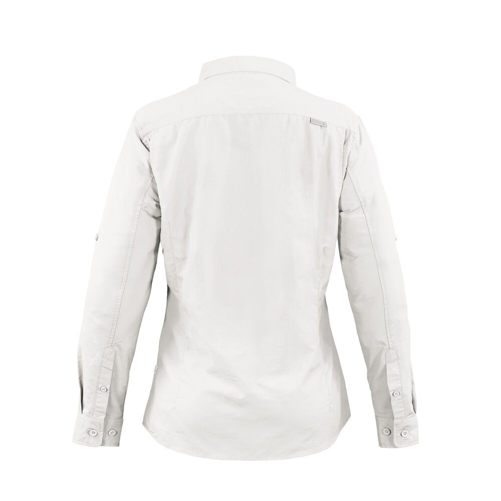 Blusa Outdoor Mujer Lightwind Ripstop Blanco Invierno Uv image number 0.0