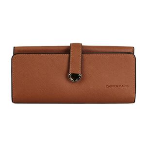 Billetera Mujer N&aacute;poles Caf&eacute; Carven