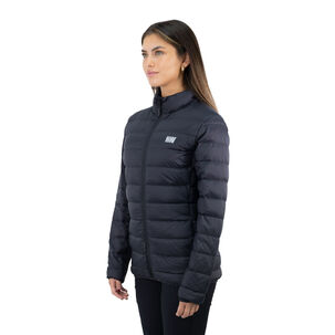 Parka Pluma Pullay Pro Negro Mujer