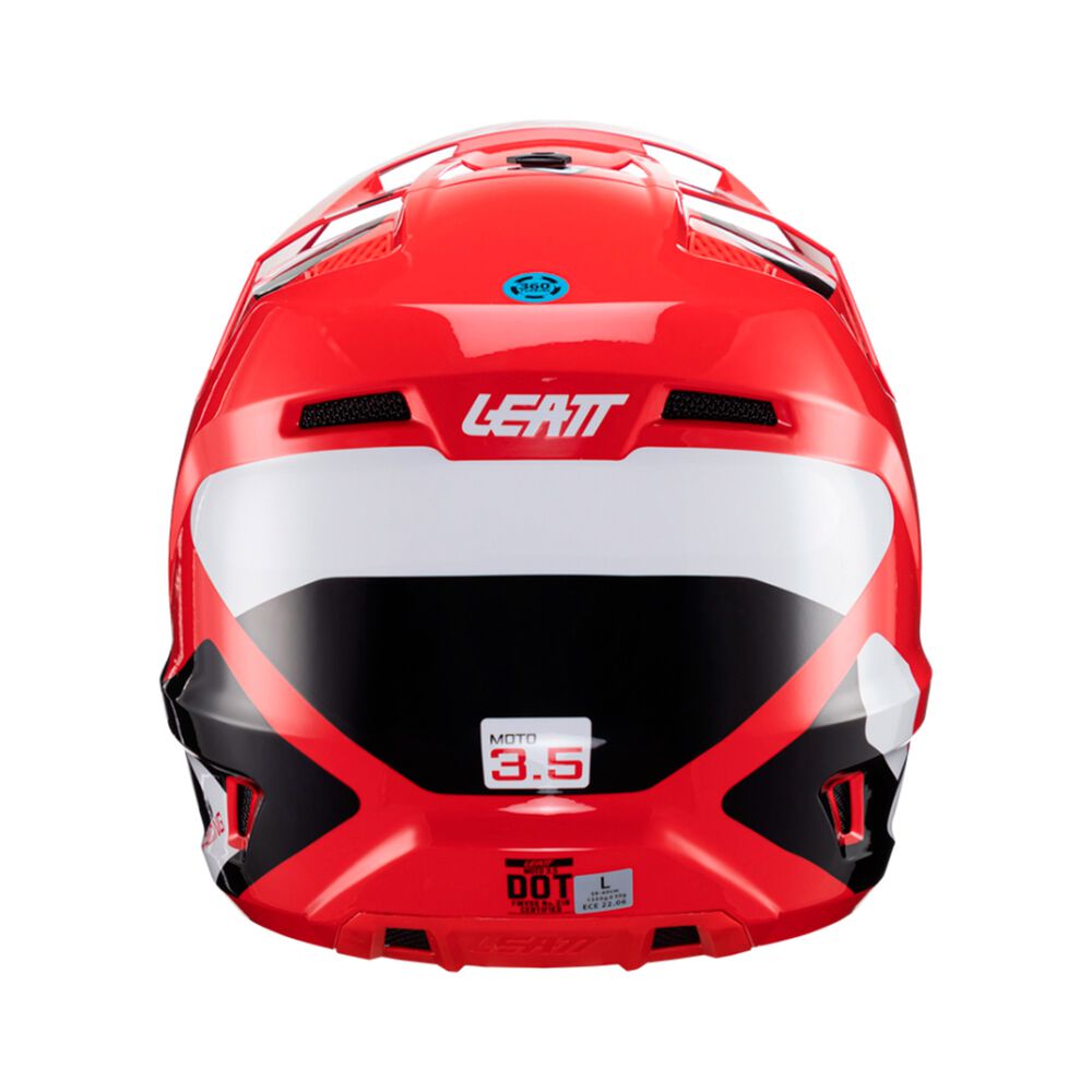 Kit Leatt Casco Con Antiparra Moto 3.5 V24 Rojo M image number 4.0