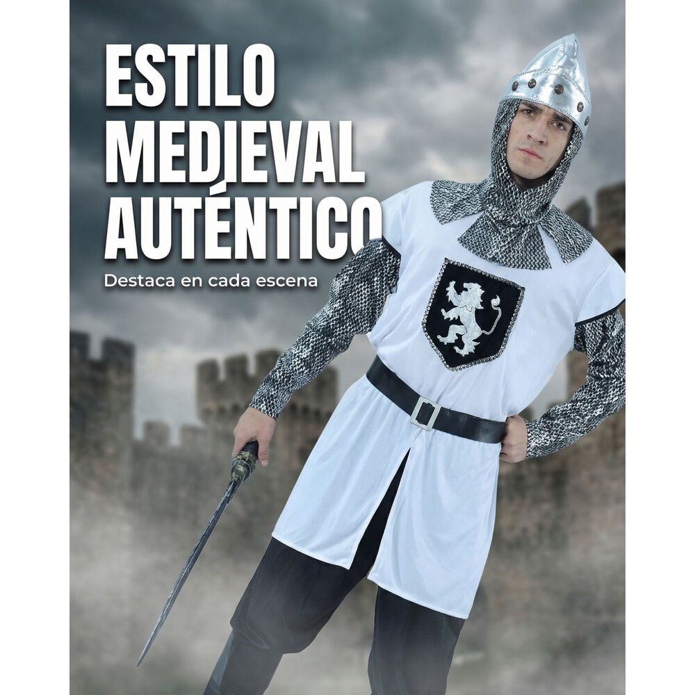 Disfraz Cosplay Caballero Medieval Piquero image number 4.0
