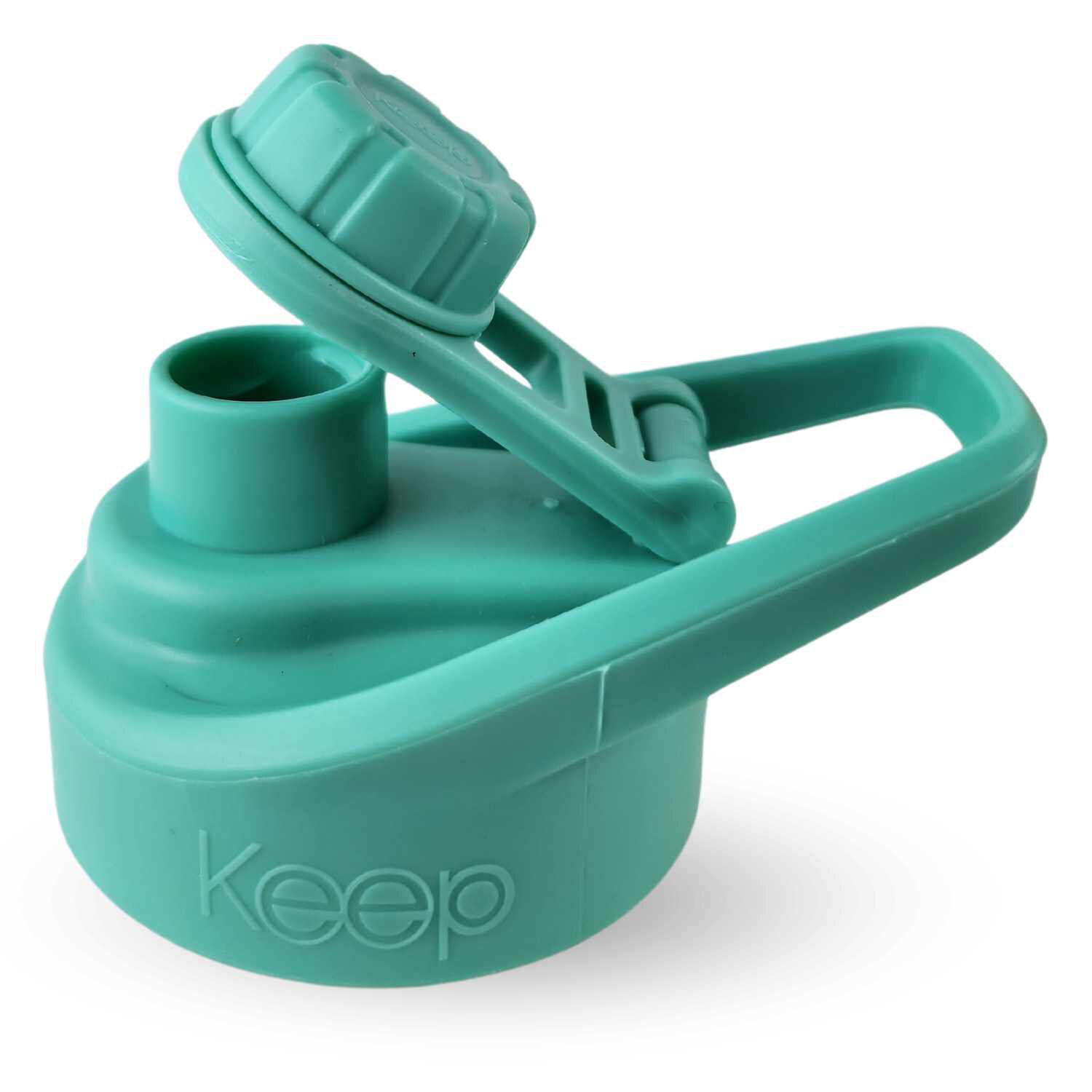 Botella Keep 470ml Vidrio Protector Agua Deportes Outdoor Turquesa image number 4.0