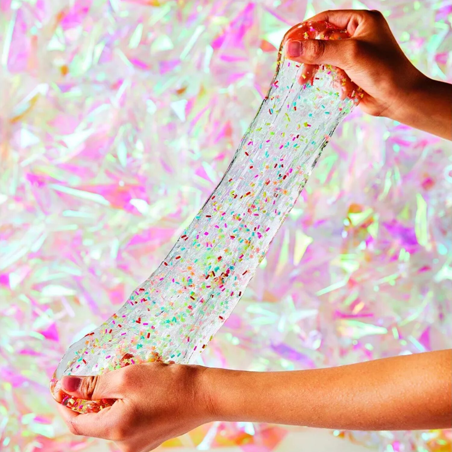 Elmer's Kit Slime Gue Glassy Clear Deluxe Balde 1.4l 5 Toppings image number 4.0