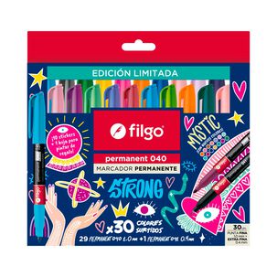 Filgo Mystic 30 Marcadores Permanentes 040