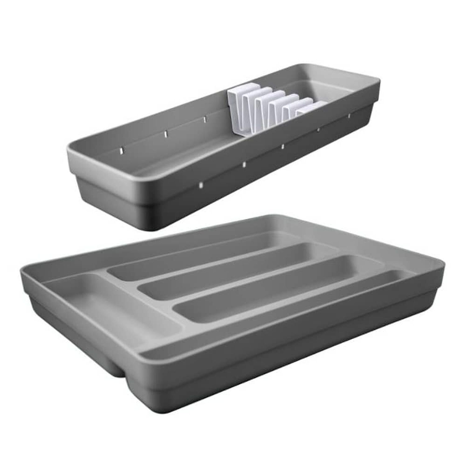 Conjunto Organizador Cubiertos Gris image number 0.0