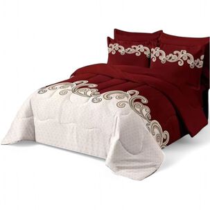 Juego De Sabanas Estampadas De Genero Microfibra 1.5 Plazas + 1 Funda De Almohada 50cm X 70cm Sme1.5p-21