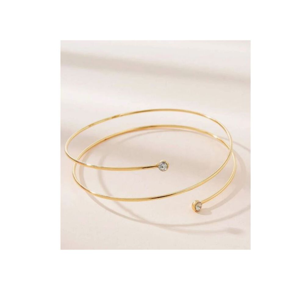 Brazalete Brazo Superior Joyas Accesorios Diamante Imitacion image number 4.0